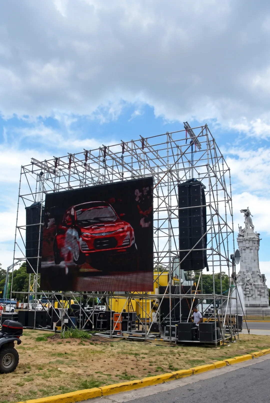 Estructuras para pantallas para eventos — Eiffel Eventos Argentina