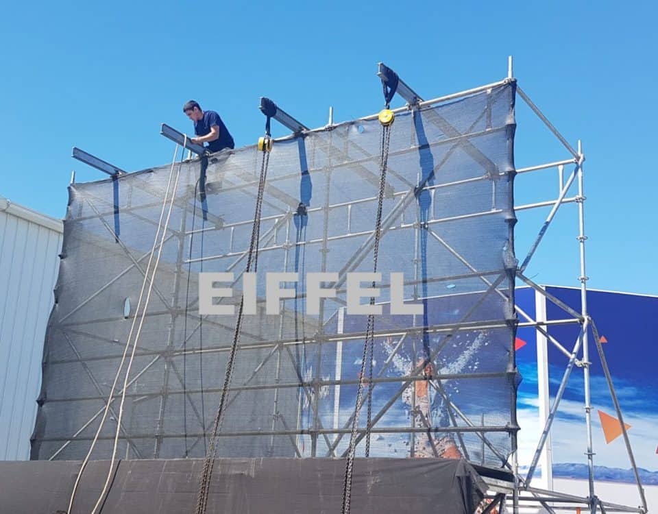 producción de evento masivo con estructuras Eventos Eiffel Argentina